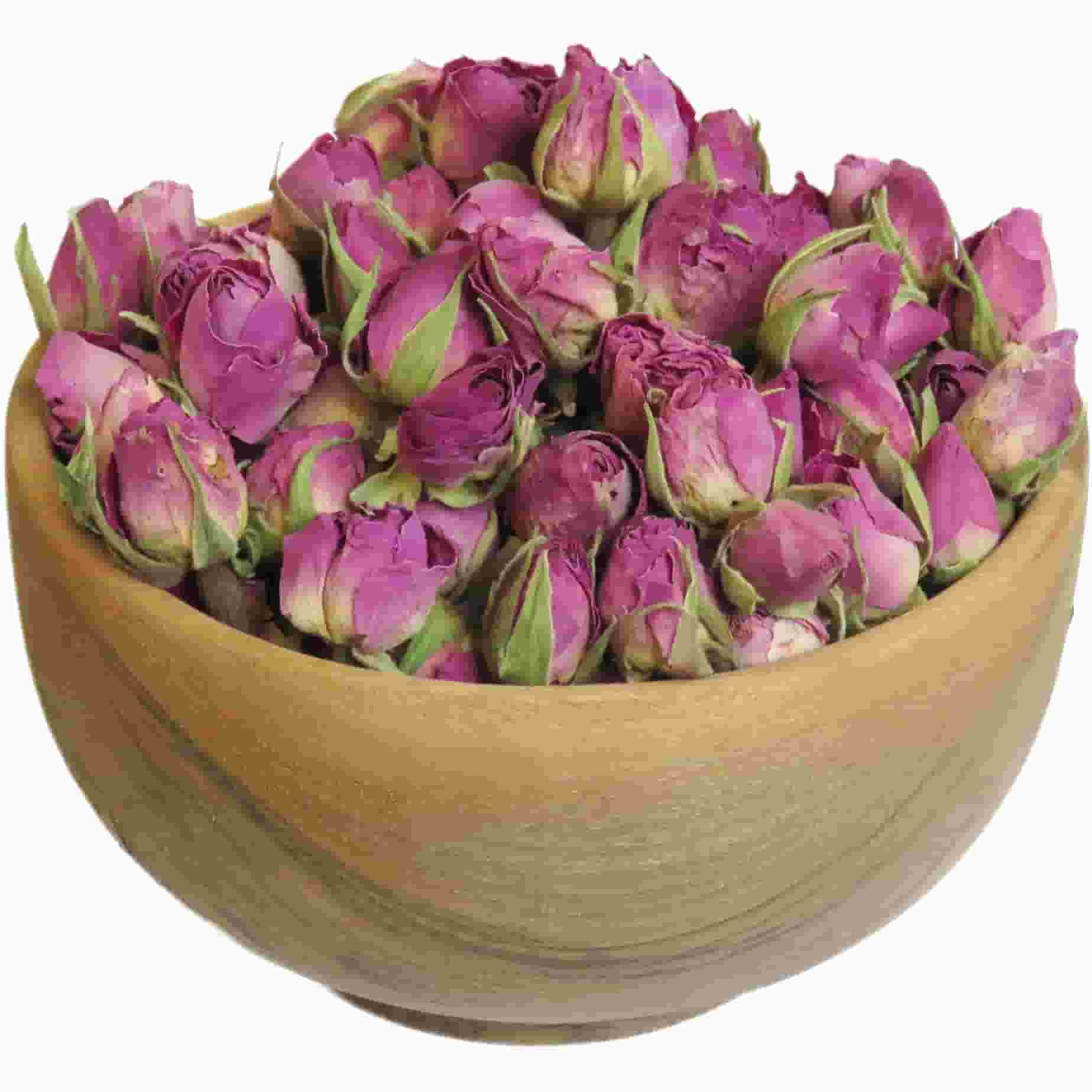 تصویر 1 از غنچه گل محمدی طبیعی معطر تازه